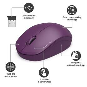 Myš PORT CONNECT Wireless Collection fialová

 obrázek produktu 5 z 6