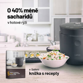 Rýžovar Lauben Low Sugar Rice Cooker 1500AT 

 obrázek produktu 1 z 8