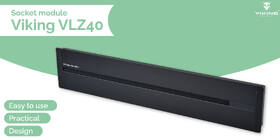 Zásuvková lišta Viking 40 cm, na 5 modulů, zápustná černá

 obrázek produktu 2 z 3