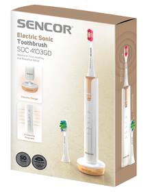 Zubní kartáček Sencor SOC 4103GD bílý/zlatý

 obrázek produktu 7 z 8