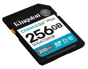 Paměťová karta Kingston SDXC 256GB U3 UHS-I (200R/160W) 

 obrázek produktu 1 z 4