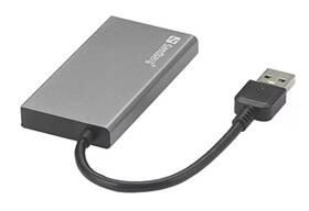 USB Hub Sandberg USB 3.0 Pocket Hub 4-port stříbrný

 obrázek produktu 1 z 3