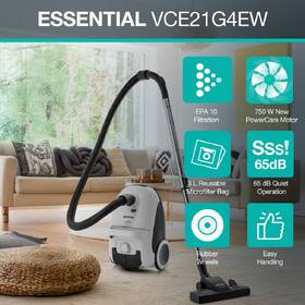Podlahový vysavač Gorenje VCE21G4EW G400 ESSENTIAL bílý

 obrázek produktu 9 z 9