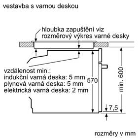 Trouba Bosch HBG5370B0 černá barva

