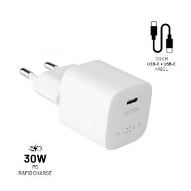 Nabíječka do sítě FIXED Mini 1x USB-C PD 30W + USB-C kabel 1m bílá

 obrázek produktu 1 z 6
