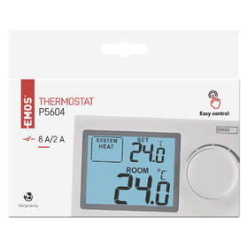 Termostat EMOS P5604, pokojový bílý

 obrázek produktu 5 z 6