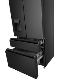 Americká lednice Hisense RF728N4SBFE černá barva
