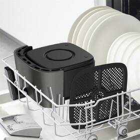 Fritéza horkovzdušná Tefal EY551HE0 Easy Fry Silence XL 5 l šedá barva
