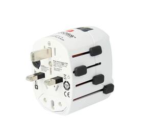 Cestovní adaptér SKROSS World, vč. adaptéru pro ostatní vidlice, univerzální bílý

 obrázek produktu 4 z 9