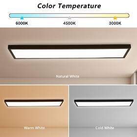 Stropní svítidlo IMMAX NEO LITE FRAME SMART, 120x30cm, IP44, CCT, s podporou BEACON, Wi-Fi, TUYA černé

 obrázek produktu 5 z 8