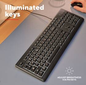 Klávesnice Trust Primo Illuminated, CZ/SK černá

 obrázek produktu 7 z 10