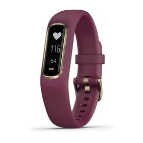Fitness náramek Garmin vivoSmart4 Optic Merlot/Rose Gold (velikost S/M) 

 obrázek produktu 2 z 6