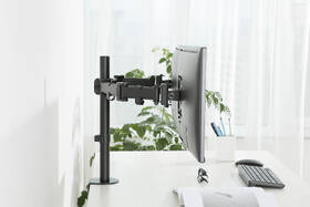 Držák STELL SOS 1020, dual, na monitor, pro úhlopříčky 13" až 27", nosnost 8 kg černý

 obrázek produktu 11 z 14