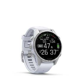 Chytré hodinky Garmin fēnix 8 - 43 mm, AMOLED - Silver / Whitestone Silicone Band 

 obrázek produktu 9 z 13