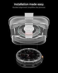 Tvrzené sklo Spigen tR EZ Fit na Samsung Galaxy Watch 8 Classic (46mm) (2 ks) průhledné

 obrázek produktu 7 z 9