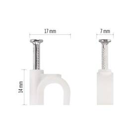 Kabelový klip EMOS 10MM, 50KS bílý

 obrázek produktu 9 z 9