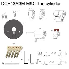 Cylindrická vložka Danalock M&C Color pro Danalock V3, vel. L 

 obrázek produktu 3 z 3