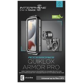 Držák na mobil Interphone Armor Pro, úchyt na řídítka QUIKLOX, max. 6,5" černý

 obrázek produktu 3 z 3