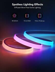 LED pásek Govee Neon RGBIC, LED podsvícení pro stůl, 3 m bílý

 obrázek produktu 6 z 7