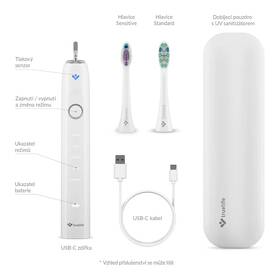 Set zubních kartáčků TrueLife SonicBrush Clean70 UV Duo černý/bílý

 obrázek produktu 3 z 13