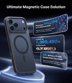 Kryt na mobil Torras Guardian Magnetic na Apple iPhone 17 Pro černý

 obrázek produktu 6 z 9