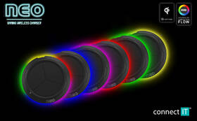 Bezdrátová nabíječka Connect IT NEO RGB 10 W černá

 obrázek produktu 3 z 5