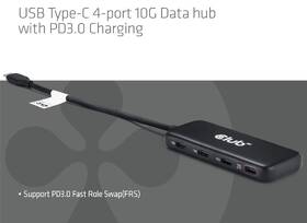 USB Hub Club3D USB-C / 4x USB-C, PD 3.0 černý

 obrázek produktu 2 z 4