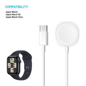 Nabíjecí kabel FIXED USB-C na Apple Watch bílý

 obrázek produktu 2 z 4