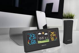 Meteorologická stanice Sencor SWS 4100 černá barva
