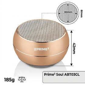 Přenosný reproduktor Prime3 ABT03 Soul zlatý

 obrázek produktu 1 z 1
