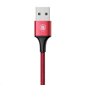 Kabel Baseus Rapid Series 3v1, USB/Micro USB, Lightning, USB-C, 1,2m červený

 obrázek produktu 3 z 4