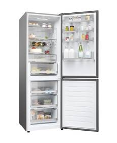Chladnička s mrazničkou Haier HDW3618DNPK nerez
