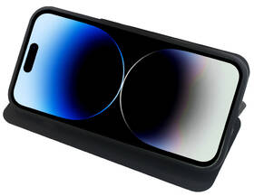 Pouzdro na mobil flipové RhinoTech FLIP Eco Case na Apple iPhone 14 Plus černá barva
