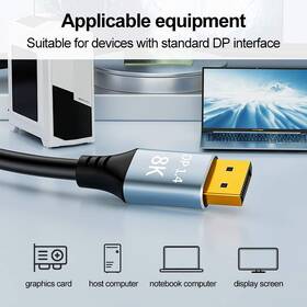 Kabel PremiumCord DisplayPort 1.4, 32,4 Gbit/s, 8K, 3 m černý

 obrázek produktu 15 z 19