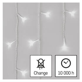 Vánoční osvětlení EMOS 300 LED rampouchy, 5 m, venkovní i vnitřní, studená bílá, ovladač, programy, časovač 

 obrázek produktu 2 z 8