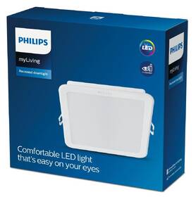 Vestavné svítidlo Philips Meson 125 SQ, teplá bílá bílé

 obrázek produktu 2 z 2