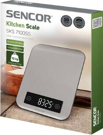 Kuchyňská váha Sencor SKS 7100SS nerez

 obrázek produktu 10 z 10