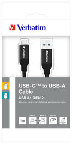 Kabel Verbatim USB 3.1/USB-C, 1m černý

 obrázek produktu 4 z 4