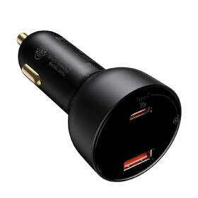 Adaptér do auta Baseus Supreme PPS 1x USB, 1x USB-C 95W + USB-C kabel 100W 1m černý

 obrázek produktu 1 z 9