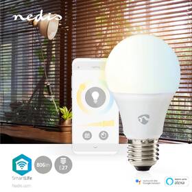 Chytrá žárovka Nedis SmartLife klasik, Wi-Fi, E27, 806 lm, 9 W, Teplá - studená bílá 

 obrázek produktu 6 z 7