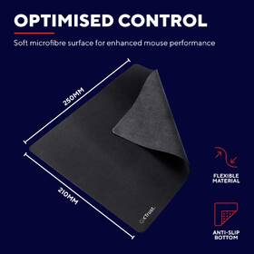 Podložka pod myš Trust GXT 752 M, 25 × 21 cm černá

 obrázek produktu 4 z 6