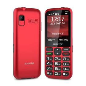 Mobilní telefon Aligator A930 4G červená barva
