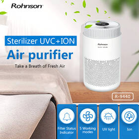 Čistička vzduchu Rohnson R-9440 Sterilizer UVC+ION bílá

 obrázek produktu 5 z 10