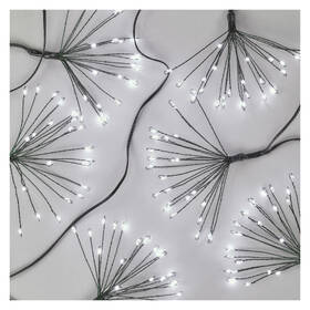 Vánoční osvětlení EMOS 450 LED řetěz - svítící trsy, nano, 8 m, vnitřní, studená bílá, časovač 

 obrázek produktu 1 z 9