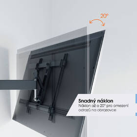 Držák TV Vogel’s TVM 3463 OLED TV polohovatelný, pro úhlopříčky 32" až 65", nosnost 25 kg černý

 obrázek produktu 9 z 14