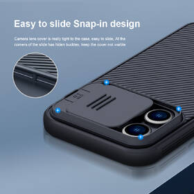 Kryt na mobil Nillkin CamShield PRO Magnetic na Apple iPhone 14 Pro fialový

 obrázek produktu 4 z 5
