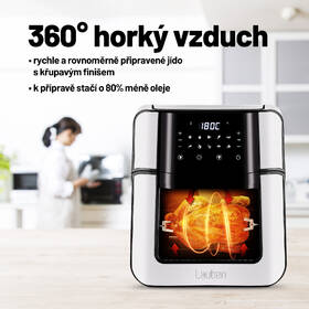 Fritéza horkovzdušná Lauben Air Fryer Oven 1500SB 

 obrázek produktu 13 z 16