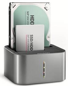 Dokovací stanice Axagon SuperSpeed USB DUAL 2.5"/3.5" HDD/SSD dock šedá

 obrázek produktu 1 z 5