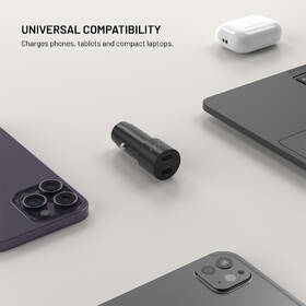 Adaptér do auta FIXED 2xUSB-C, PD 3.0, 65 W černý

 obrázek produktu 1 z 9
