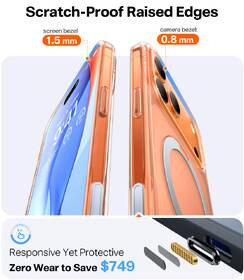 Kryt na mobil Torras Ostand Q3 Spin na Apple iPhone 17 Pro Max průhledný

 obrázek produktu 4 z 6